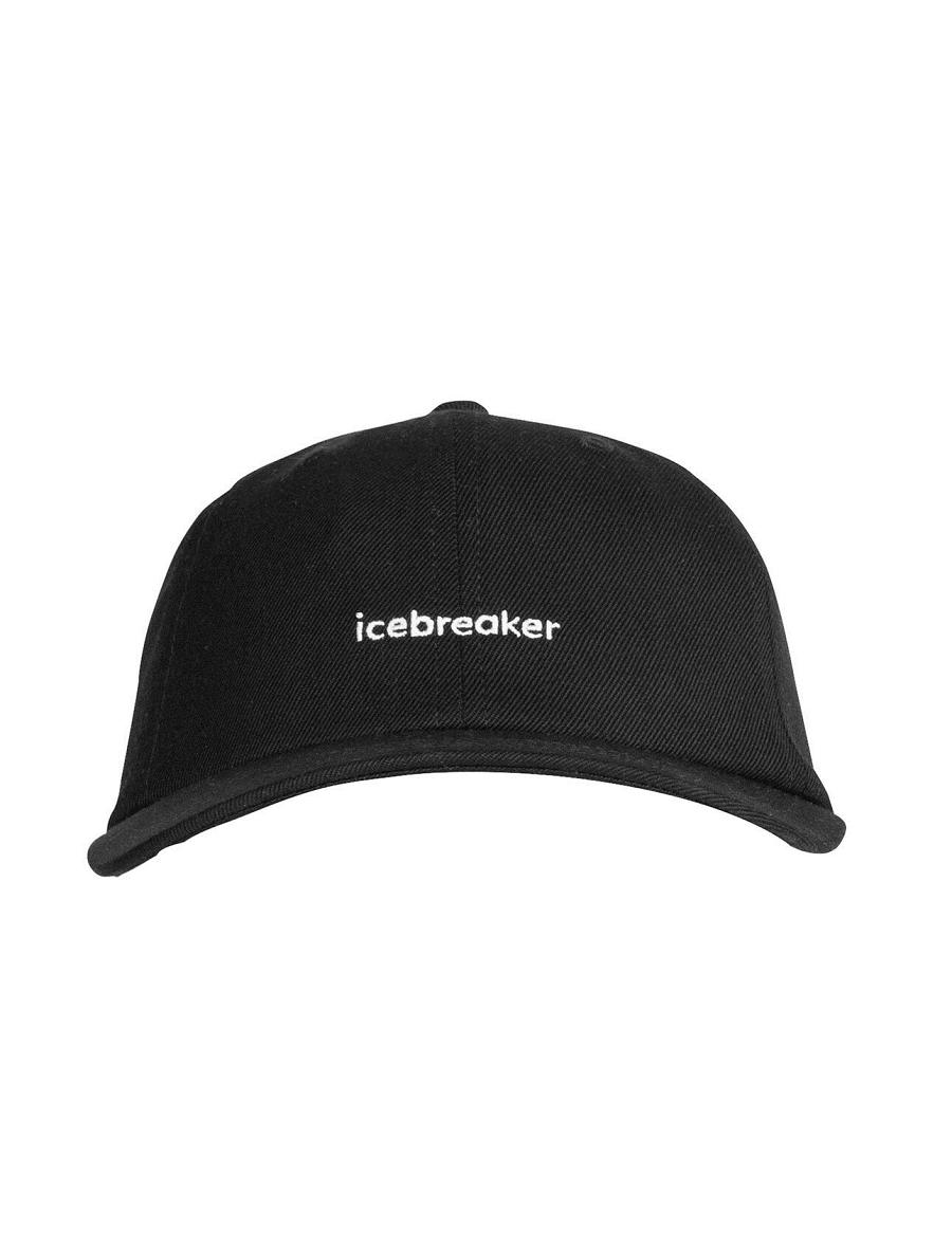 Women's Icebreaker Unisex Merino 6 Panel Hats Black | CA 1466YXFU